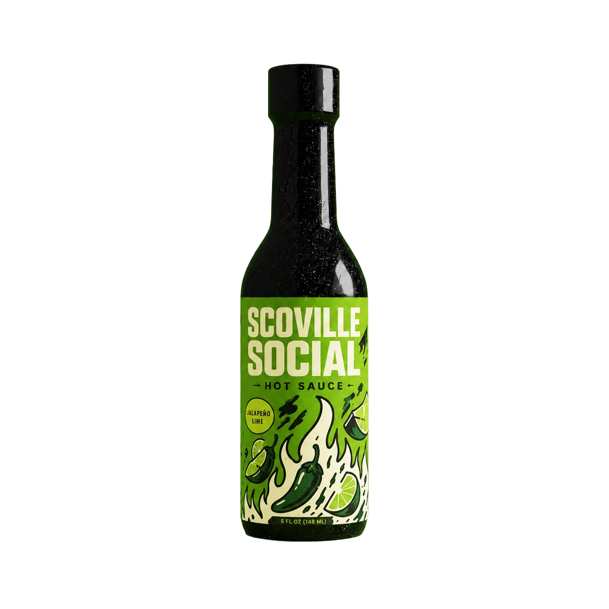 Scoville Social Hot Sauce Packaging - Scoville Social Jalapeno Lime
