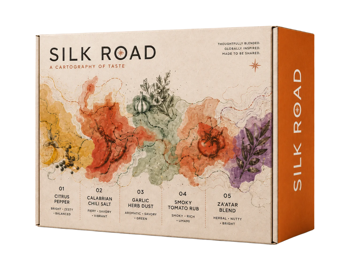Silk Road Spices Packaging - Silk Road Box