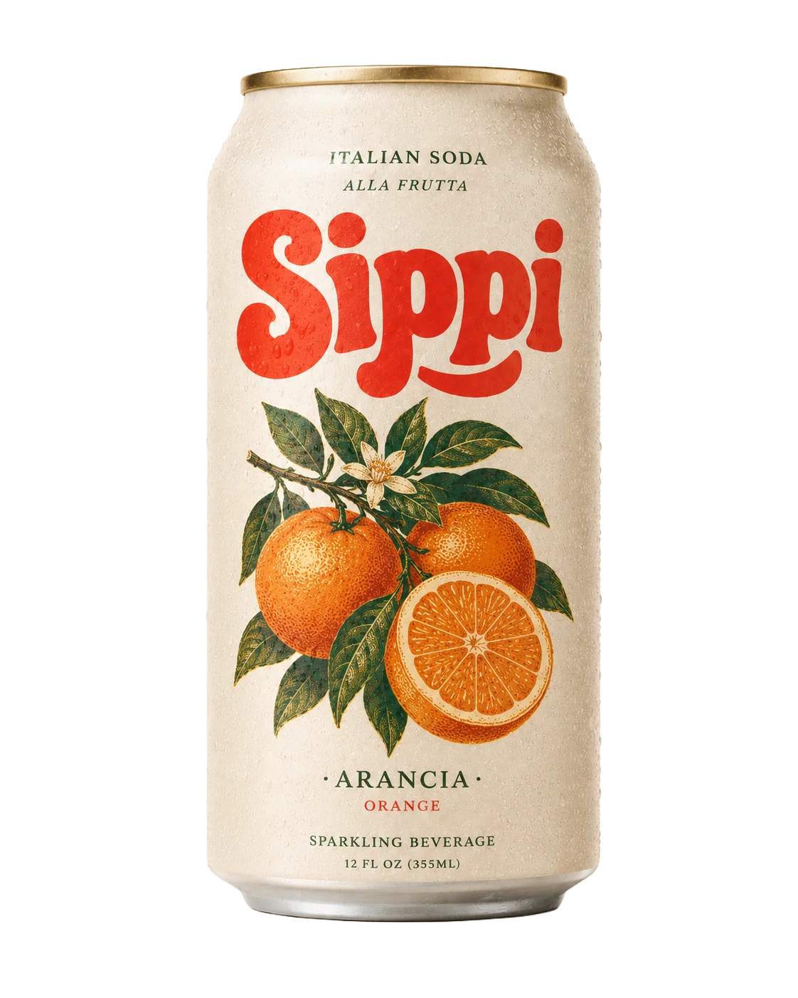 Sippi Soda Packaging - Orange Sippi