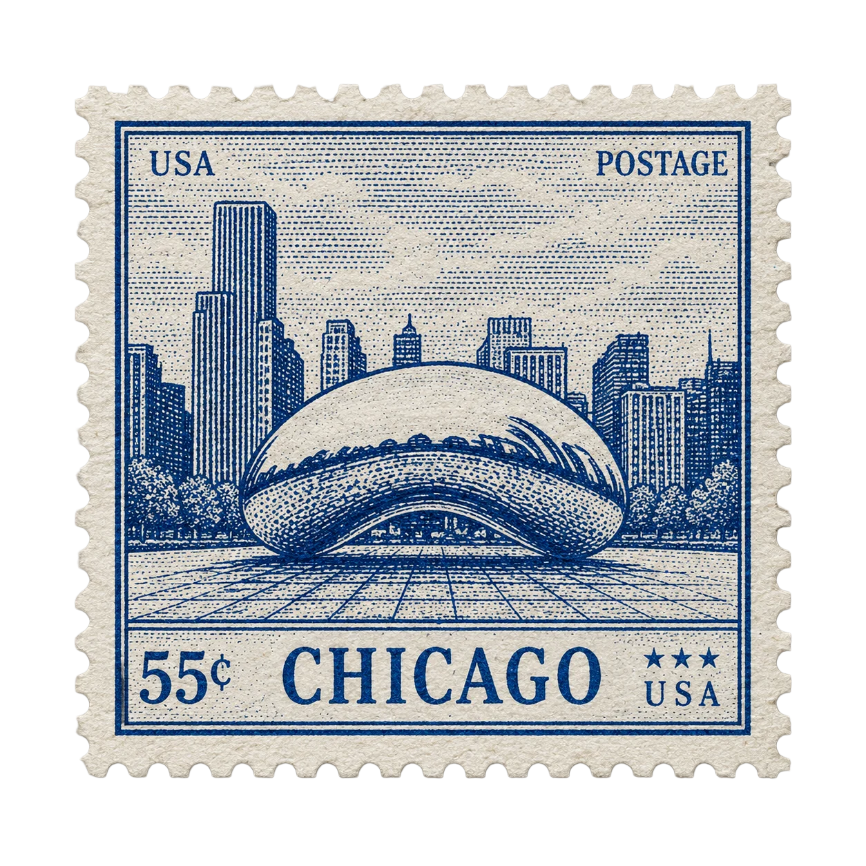 City Stamps - Chicago Stamp