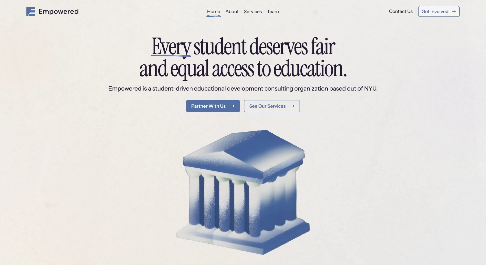 Empowered Website - Empowered Hero