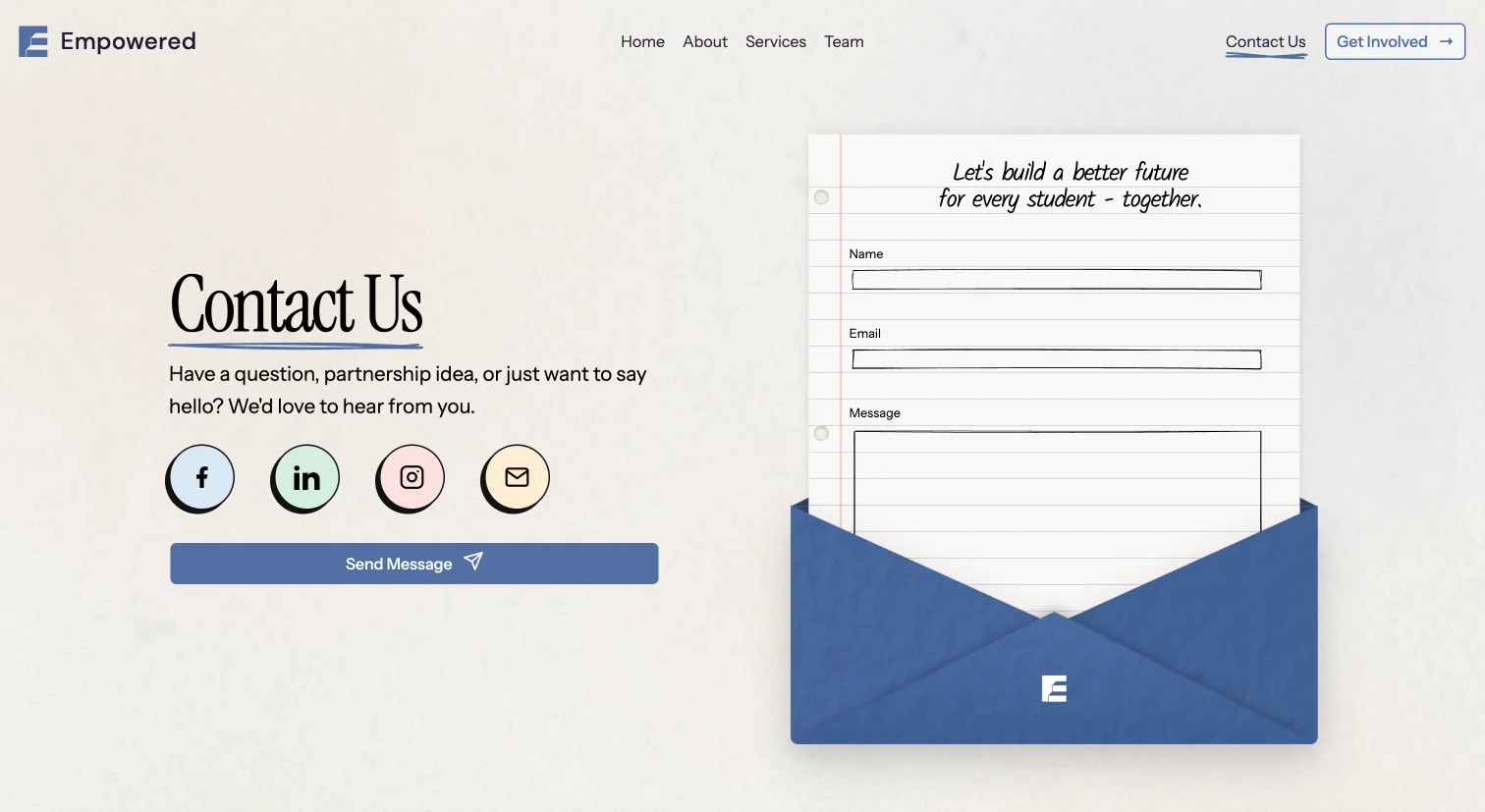 Empowered Website - Empowered Contact