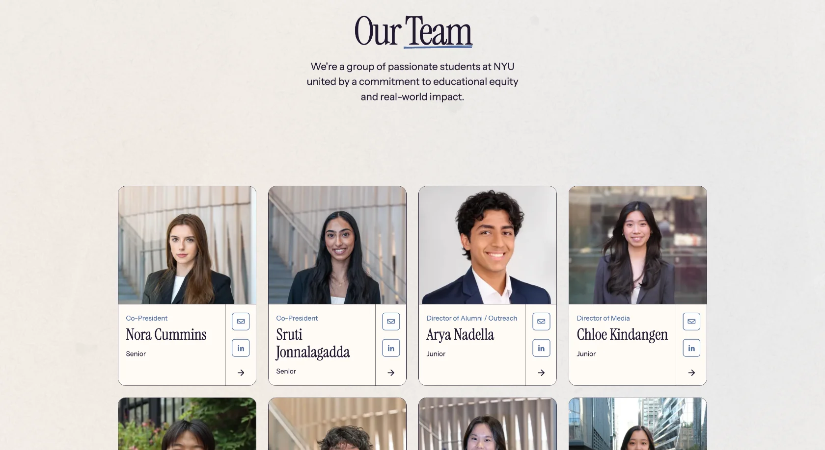Empowered Website - Empowered Our Team